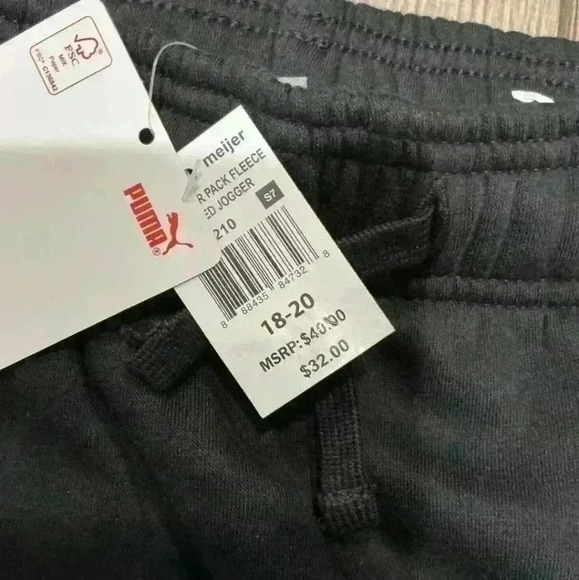 PUMA Boys' Core Logo Jogger XLarge (18/20) - Picture 4 of 4
